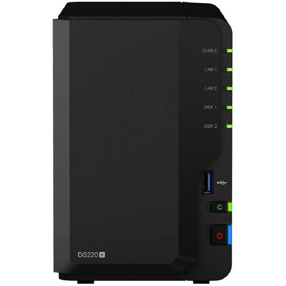 Synology DS220+ NAS with 20TB Storage and Celeron