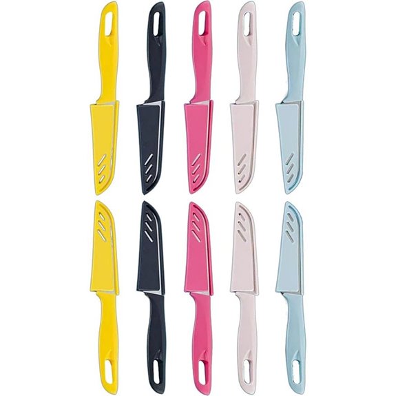 10-Piece Sharp German Steel Paring Knife Set