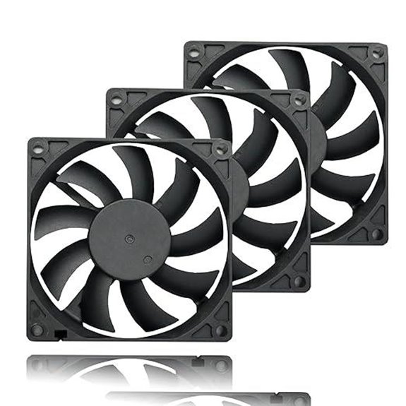 80mm PWM PC Cooling Fans (3-Pack)