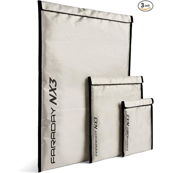 Faraday Defense 3 Pack Mega Kit Cyber Fabric Bags