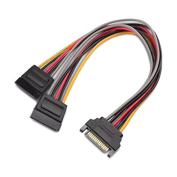 Cable Matters 3-Pack 15 Pin SATA Power Splitter