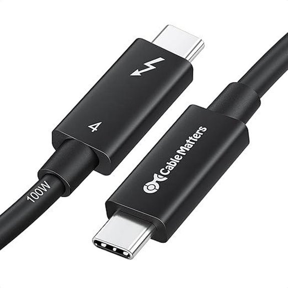 Cable Matters Thunderbolt 4 Cable with 100W Charging
