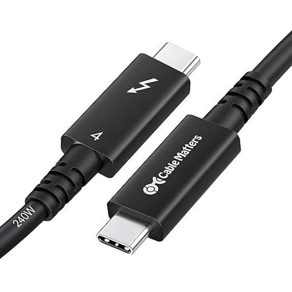 Cable Matters Thunderbolt 4 Cable 6.6 ft with 240W