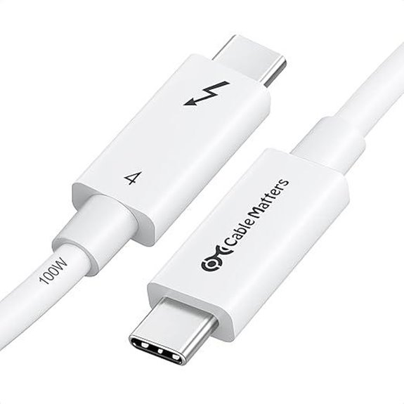 Cable Matters Thunderbolt 4 Cable 6.6 ft with 100W Charging