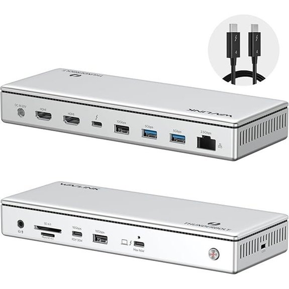 WAVLINK Thunderbolt 4 Hub with Dual HDMI 13-in-1