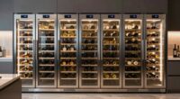 top built in wine coolers