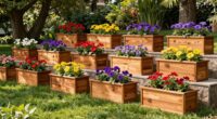 top cedar planters for gardens