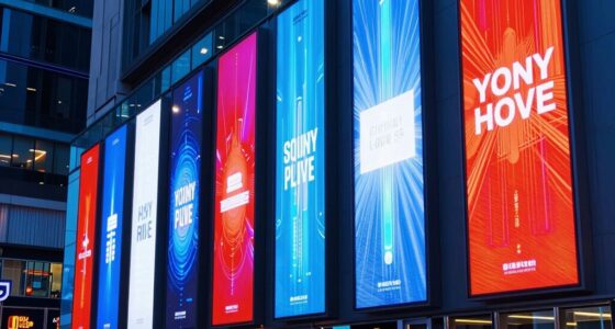 top digital signage displays