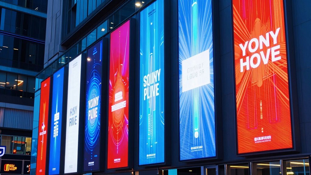 top digital signage displays