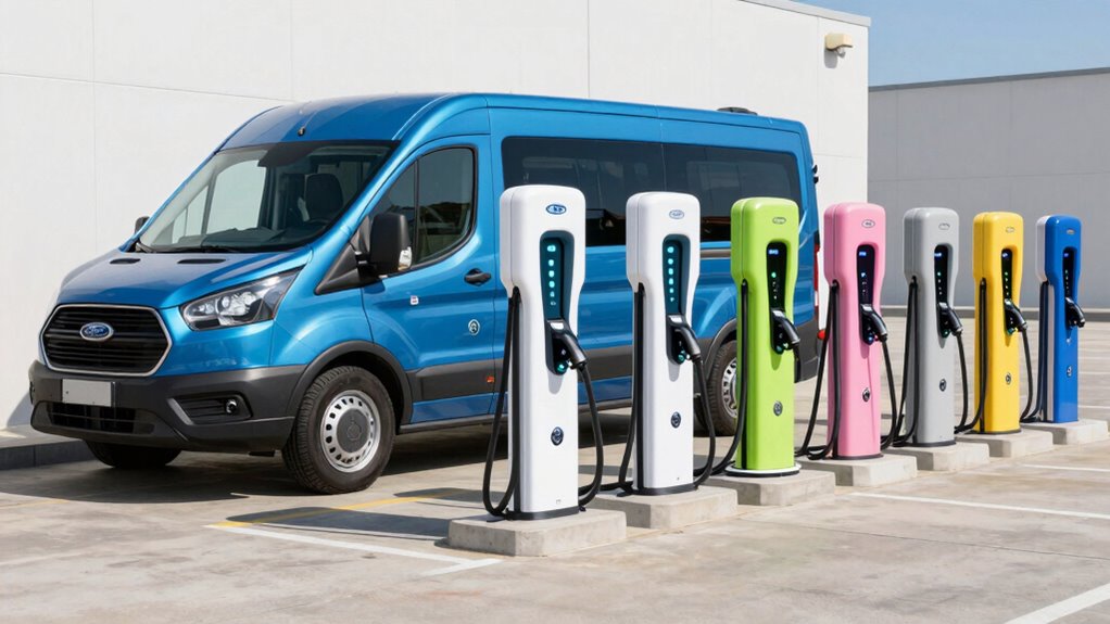 top ford e transit chargers