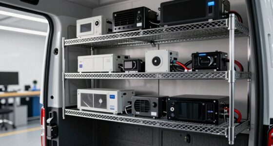 top ford transit hvac shelving