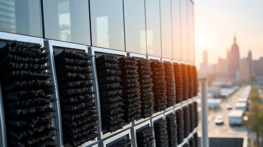 top insulation brush strips