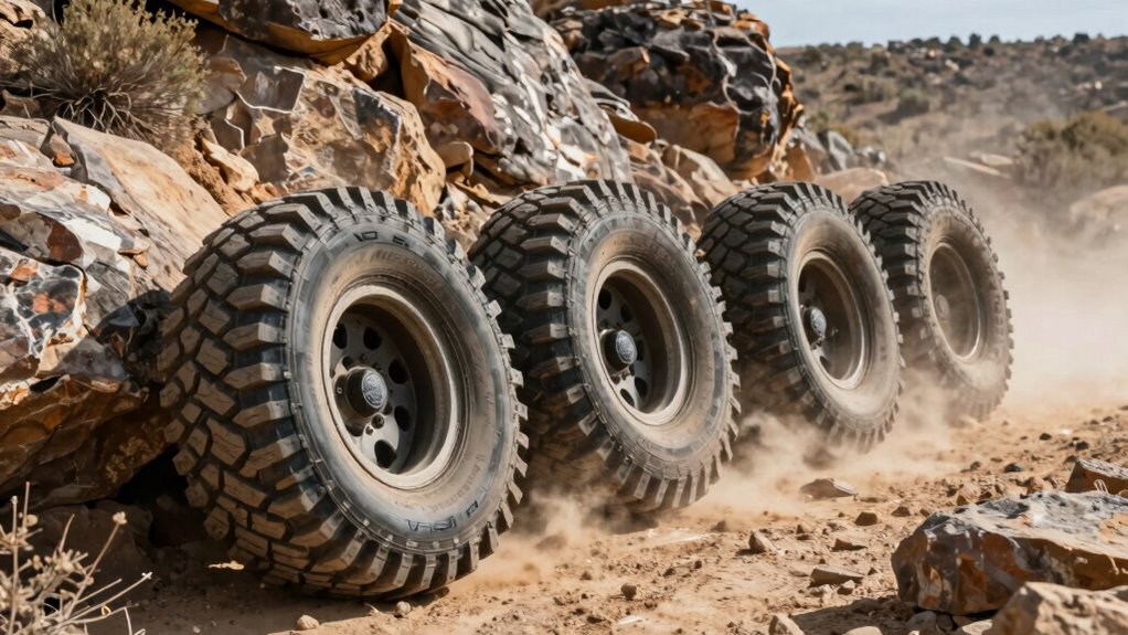 top off road ford transit tires