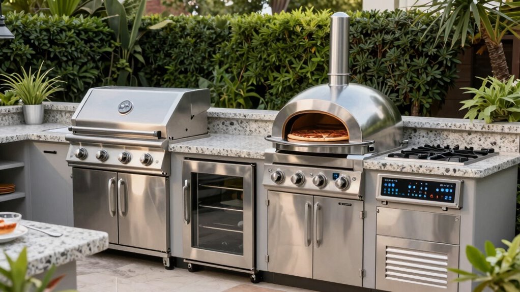 top outdoor kitchen appliance bundles