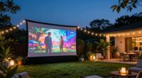 top outdoor projector screens