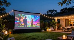 top outdoor projector screens