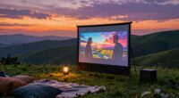 top portable projector screens