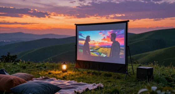 top portable projector screens