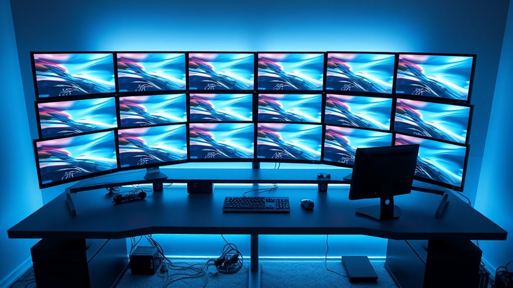 top quad monitor kvms