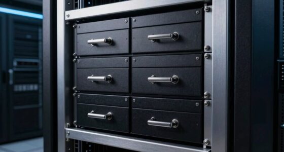 top rackmount locking drawers