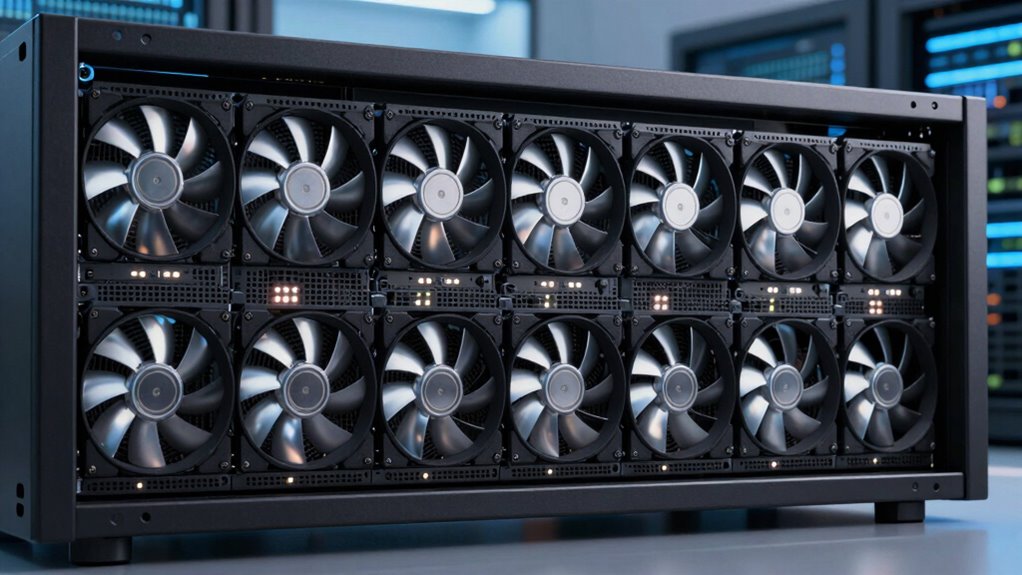 top server rack fan units