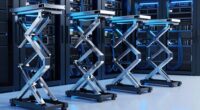 top server rack lifts