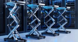 top server rack lifts