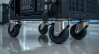 top server rack wheels