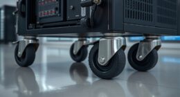 top server rack wheels