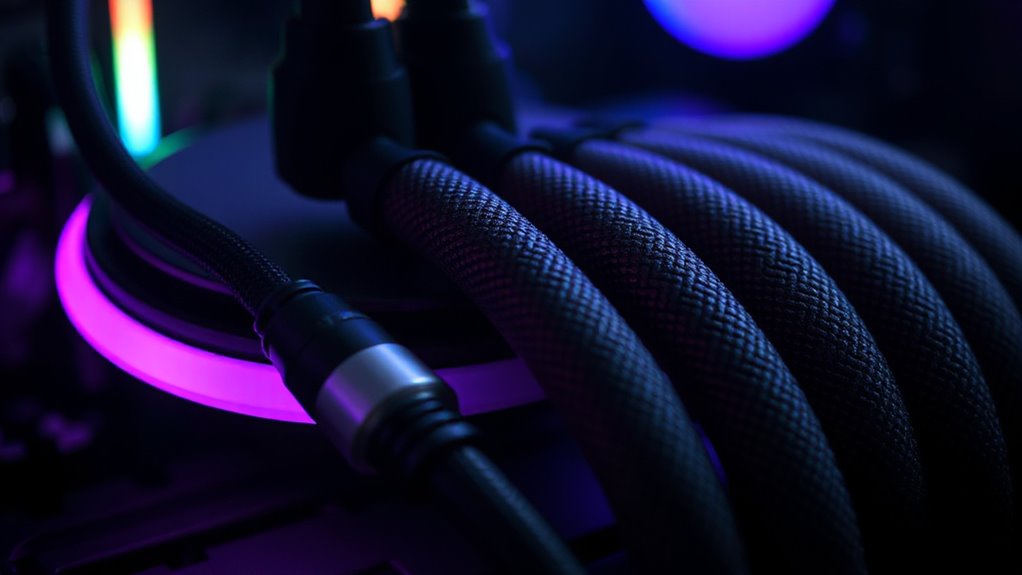 top sleeved psu cables