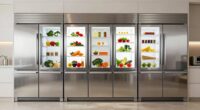 top space saving french door refrigerators