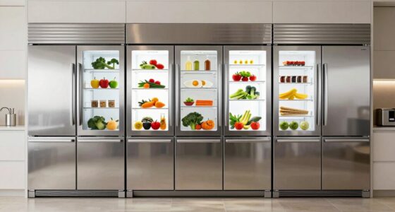 top space saving french door refrigerators