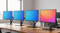 top space saving monitor mounts