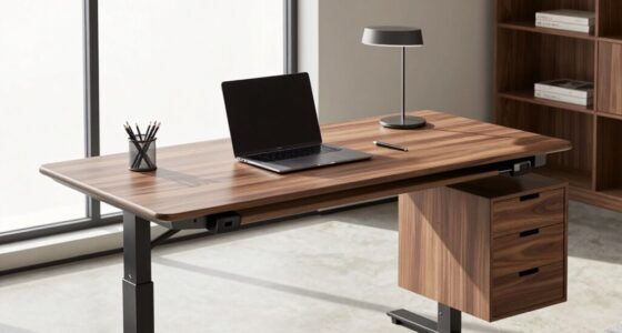 top standing desks with drawers