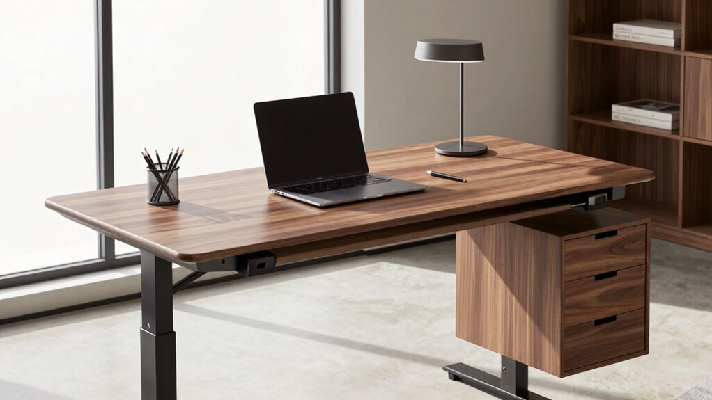 top standing desks with drawers