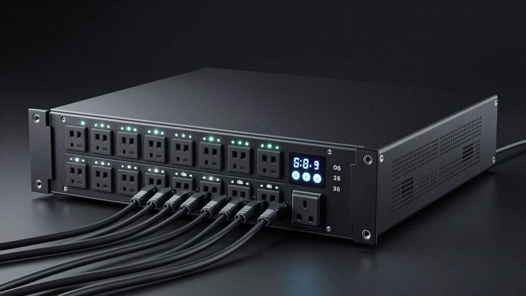top switched rack power distribution