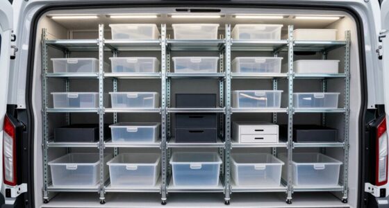 top transit van storage options