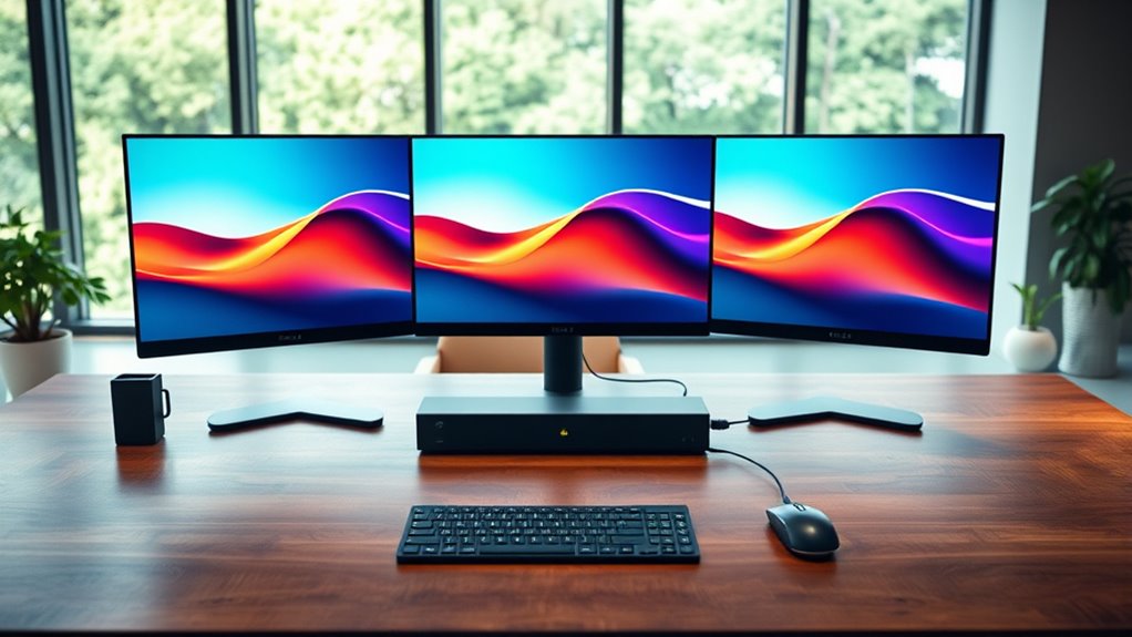 top triple display usb c docks