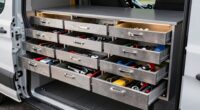 top van drawer storage systems