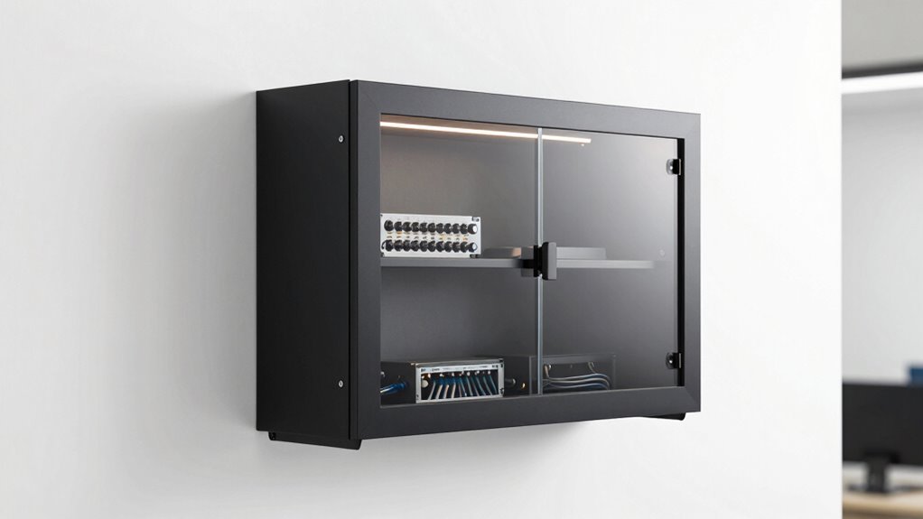 top wall mount network cabinets
