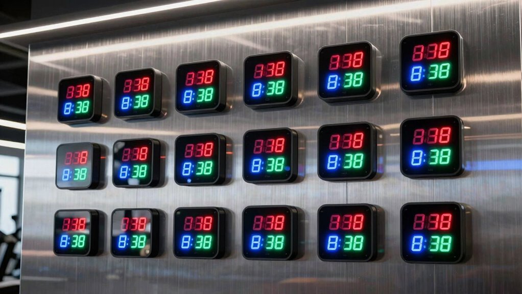 top wall mounted gym timers