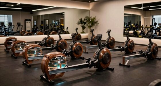 top water rowing machines