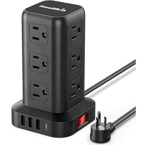 Surge Protector Power Strip Tower with USB and Outlets