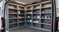 transit van shelving options