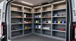 transit van shelving options