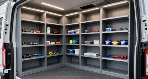 transit van shelving options