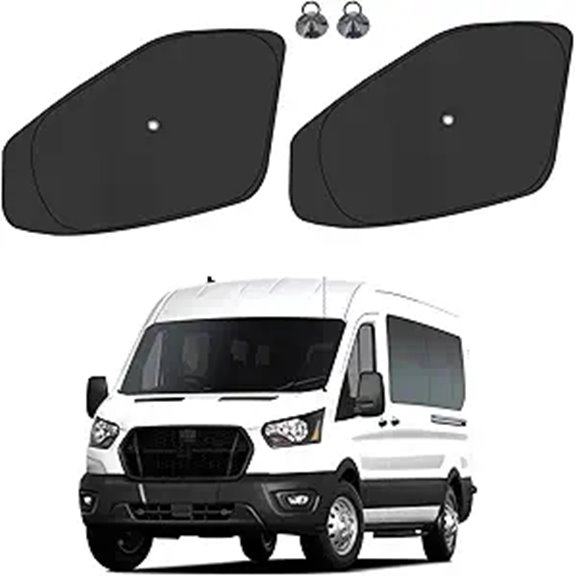Ford Transit Van Sun Shade with Suction Cups (Pack of 2)