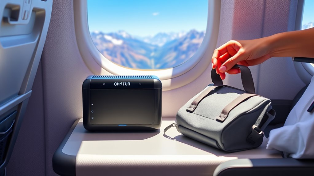 travel friendly oxygen concentrator features