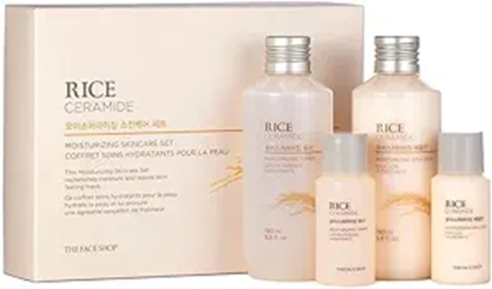 The Face Shop Rice Ceramide Skincare Set (Travel Size)