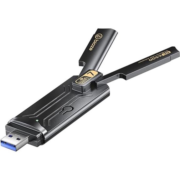 WiFi 7 USB Network Card Tri-Band 6500Mbps